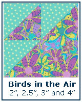 Birds in the Air quilt block tutorial