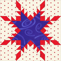 Quartered Star Quilt Block Pattern - Free Patterns from