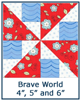 Brave World quilt block tutorial