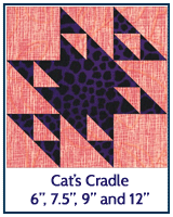 Cat's Cradle quilt block tutorial