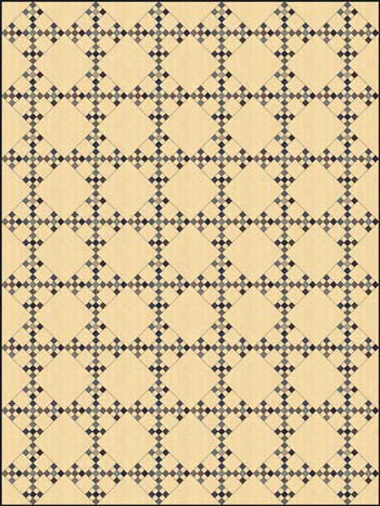 Single Irish Chain Quilt Block Pattern - About