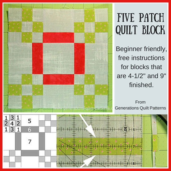 five-patch-quilt-block-pattern-4-1-2-and-9-finished