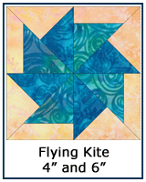 Flying Kite quilt block tutorial