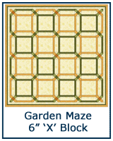 Garden Maze quilt block tutorial