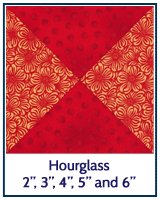 Hourglass quilt block tutorial