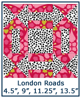 London Roads quilt block tutorial