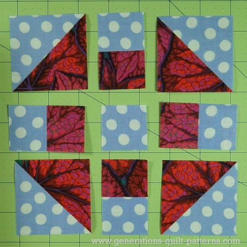 Monkey Wrench Quilt Block Tutorial 5 7 1 2 10 And 12 1 2 Sizes