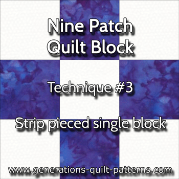 Quilt Patterns Nine Patch Free