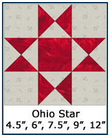 Ohio Star quilt block