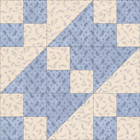 Easy Jacob's Ladder Quilt Block Instructions for 4.5", 6", 7.5", 9 