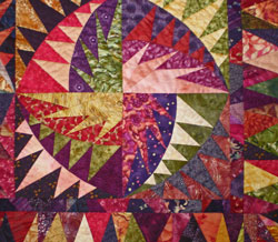 Crazy Colors Scrap Quilt Block - Free Quilt Patterns, Baby