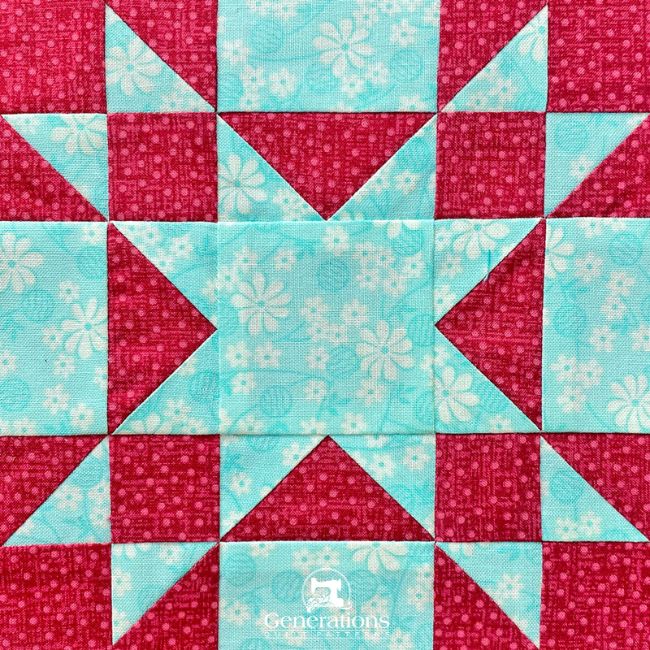 Free Amish Star Quilt Block Guide: 6