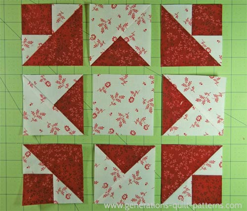 Aunt Dinah Quilt Block: Step-by-Step Tutorial, 3 Sizes