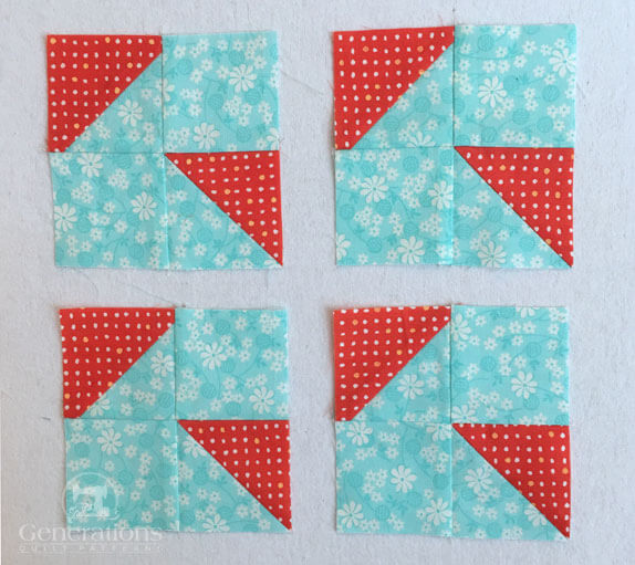 Baton Rouge Quilt Block Instructions: 5