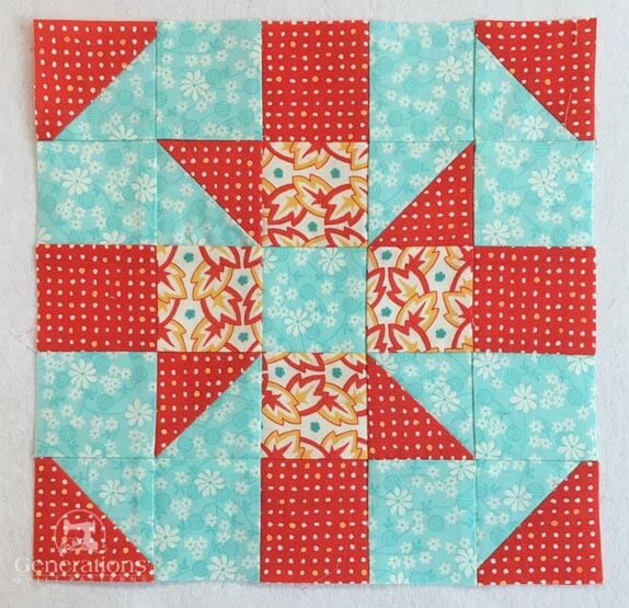 Baton Rouge Quilt Block Instructions: 5