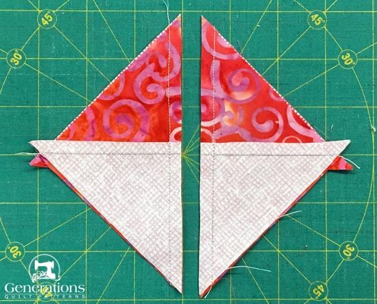 Blazing Arrows Quilt Block Tutorial: 4