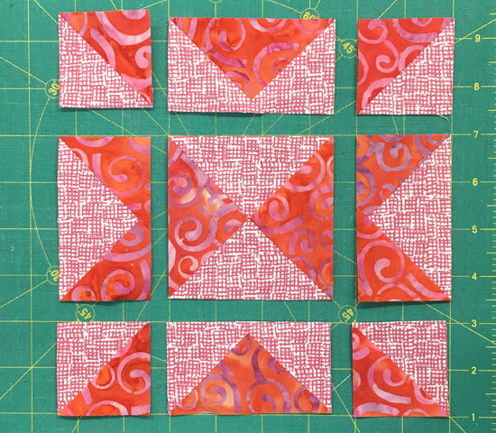 Blazing Arrows Quilt Block Tutorial: 4