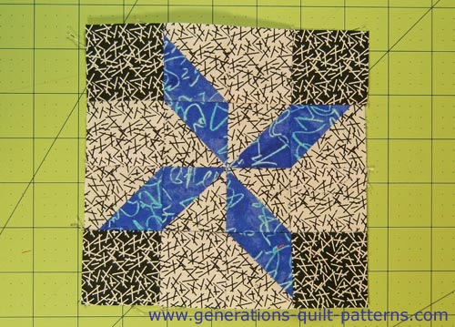 Blocks and Pinwheels Quilt Block: 6