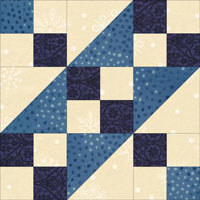 Jacob's Ladder Quilt Block Tutorial: 4.5