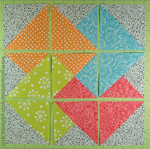 Card Trick Quilt Block From Our Free Quilt Block Pattern Library