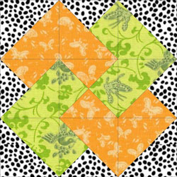 easy card trick quilt block