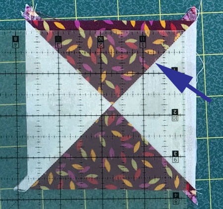 Chained Star Quilt Block Tutorial: 6