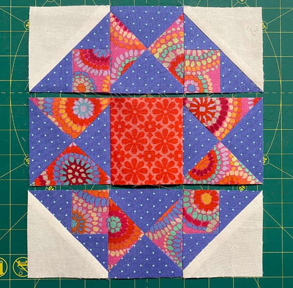 Solid triangle block of chalk to mark fabrics