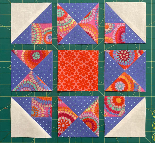 Crowning Glory Quilt Block Tutorial: 6