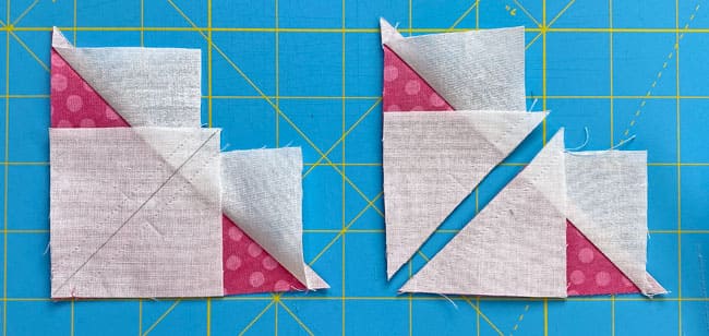 Diamond Ring Quilt Block Using Traditional Methods