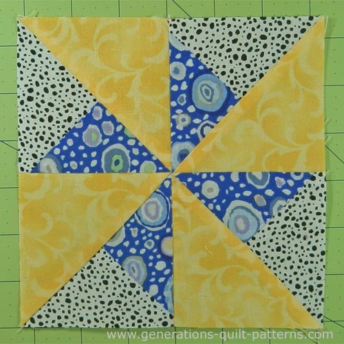 Double Pinwheel Quilt Block 3 4 5 6 And 8 Block Sizes