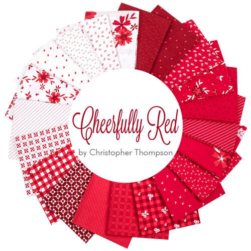 Cheerfully Red Main C13310 Red - Riley Blake Designs - Floral Flowers -  Quilting Cotton Fabric