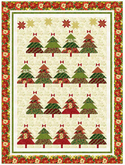 Browse our Christmas Tree Quilt Pattern Collection