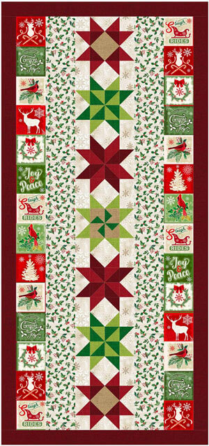 Comfort and Joy Christmas Fabric by Timeless Treasures, Christmas