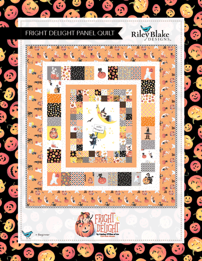 Fright Delight Halloween Fabric Panel, Riley Blake Designs