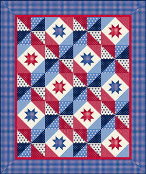 New Patriotic Quilt Fabric: By the Yard-Precuts-Panels