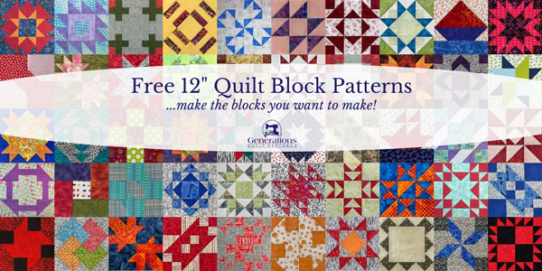 more than 70 free 12 inch quilt block patterns for you to try