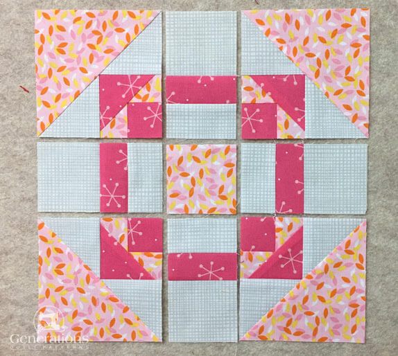 Harmony Square Quilt Block: 5