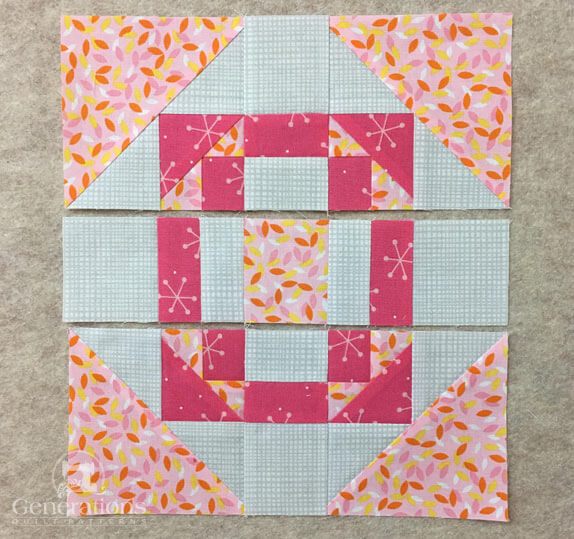 Harmony Square Quilt Block: 5