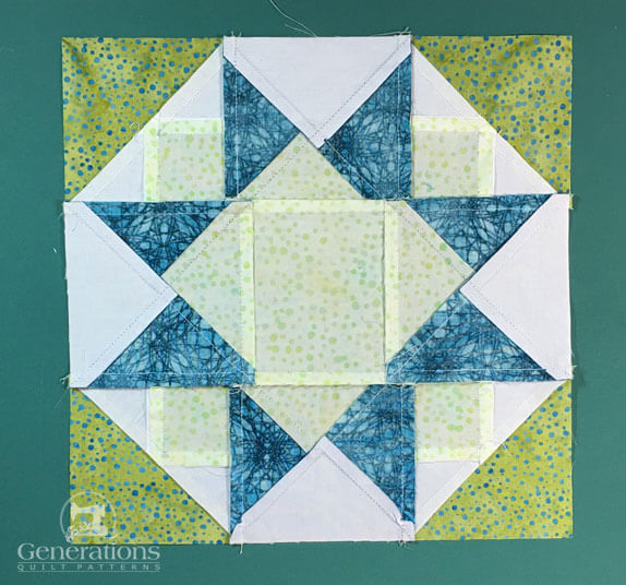 Morning Star Quilt Block, Part 2