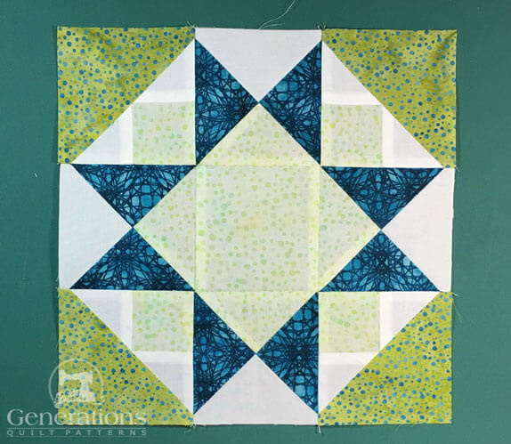 Morning Star Quilt Block, Part 2