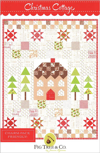 Easy Christmas Fabric Panel Quilt Kit Holly Jolly Snowman Quick Beginners