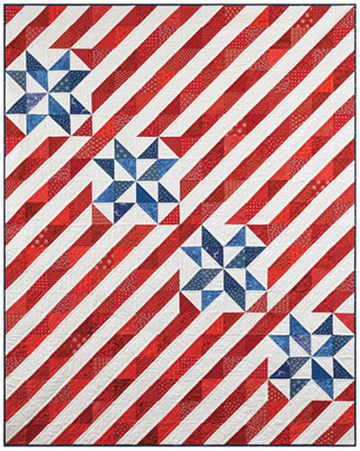 Browse Patriotic Quilt Patterns for Red, White & Blue Inspiration