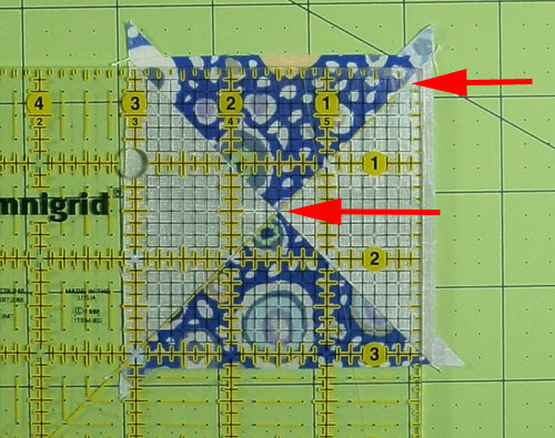 Easy Quarter Square Triangle Instructions