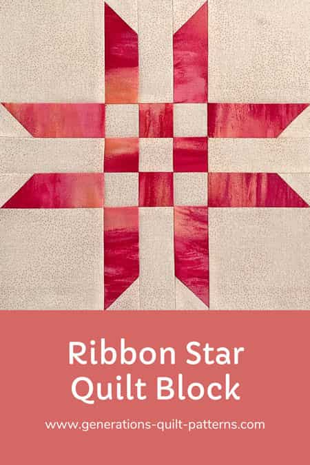 Quilt outlet Ribbon Star Rosemont Manor Benartex