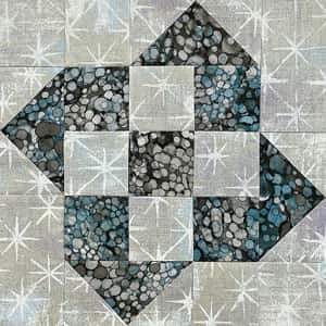 Click here to learn to make a Rolling 9-Patch quilt block 