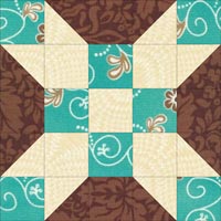 Churn Dasher Quilt Block Tutorial: 5