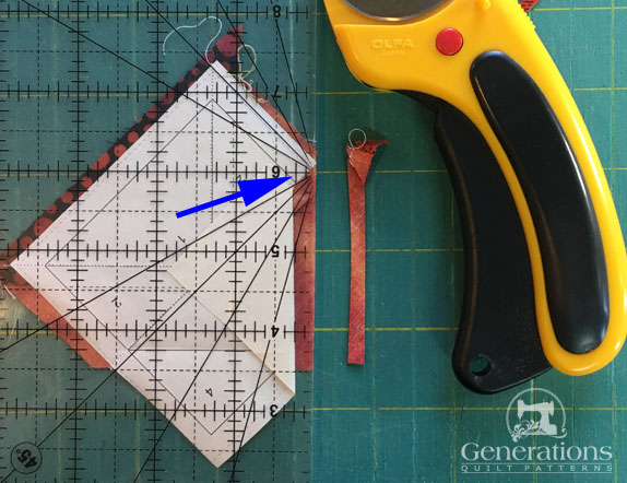 Royal Star Quilt Block Tutorial: 6