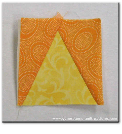 Triangle In A Square Quilt Block Tutorial