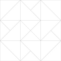 Card Trick Quilt Block from our Free Quilt Block Pattern Library