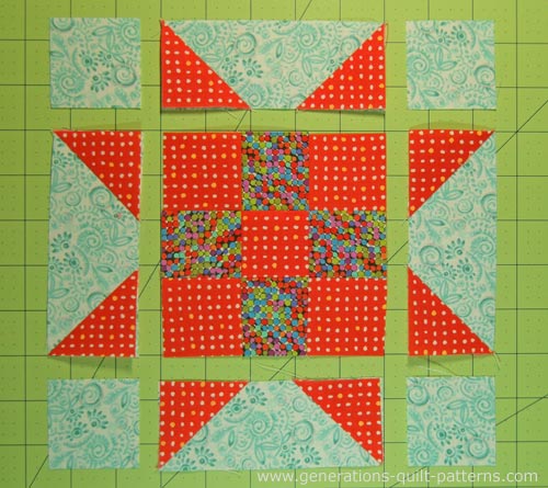 Farmer's Daughter Quilt Block: 5